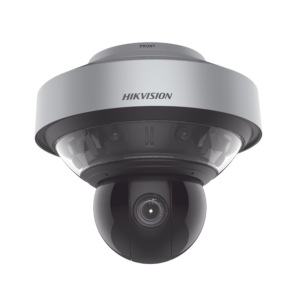 [DS-2DP8A440IXG-LEF/416(F0)(B)] Domo PanoVu series / Vista Panorámica 180° / 4 Lentes de 4 Megapixel + PTZ 4 Megapixel de 40X Zoom / Posicionamiento 3D / IP67 / IK10 / WDR 120 dB / EIS / Autoseguimiento / 250 mts IR / 36 VCD