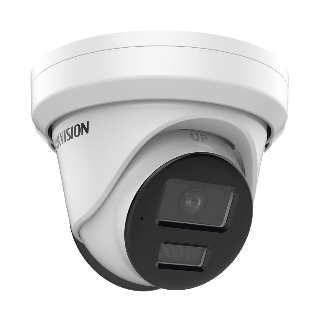 DS-2CD3346G2-ISU(H) Turret IP 4 Megapixel / Lente 2.8 mm / 40 mts IR / Exterior IP67 / DARKFIGHTER / Audio y Alarma I/O / PoE / ONVIF / Micro SD / 4 Analíticos: AcuSense, Deteccion Facial, Conteo de Personas por Cruce y Zona