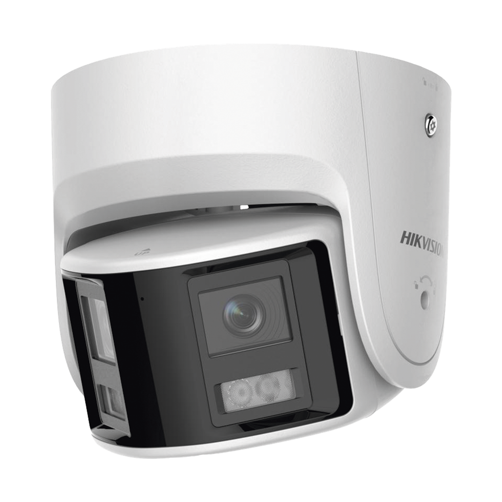 [DS-2CD2346G2P-ISU/SL(C)] DS-2CD2346G2P-ISU/SL(C) [FlexVu] [PROTECCIÓN ACTIVA] Turret IP 4 Megapixel / 2 Lentes de 2.8 mm (Imagen Panorámica 180°) / 30 mts IR / Exterior IP67 / Luz Intermitente y Alerta de Audio / Audio Bidireccional / ACUSENSE / WDR 120 dB / Micro SD