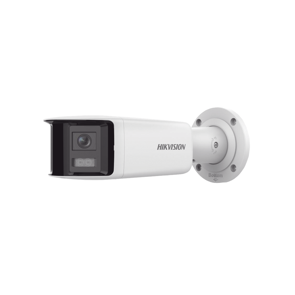[DS-2CD2T46G2P-ISU/SL(C)] DS-2CD2T46G2P-ISU/SL(C) [FlexVu] [PROTECCIÓN ACTIVA] Bala IP 4 Megapixel / 2 Lentes de Lente 2.8 mm (Imagen Panorámica 180°) / 40 mts IR / Exterior IP67 / Luz Intermitente y Alerta de Audio / Audio Bidireccional / ACUSENSE / WDR 120 dB / Micro SD