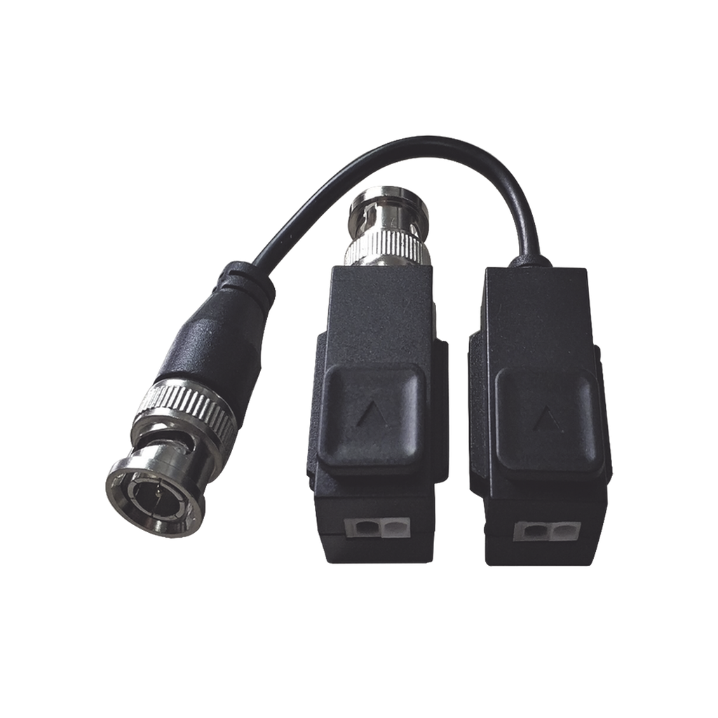 [BL-1H18] Kit de Transceptor (Balluns) TURBOHD con Boton Push / Hasta 8 MP (4K) / 100% Cobre / Soporta HD-TVI / AHD / CVI / CVBS / Audio por Coaxitron / Datos para Menu de Configurar de Cámaras