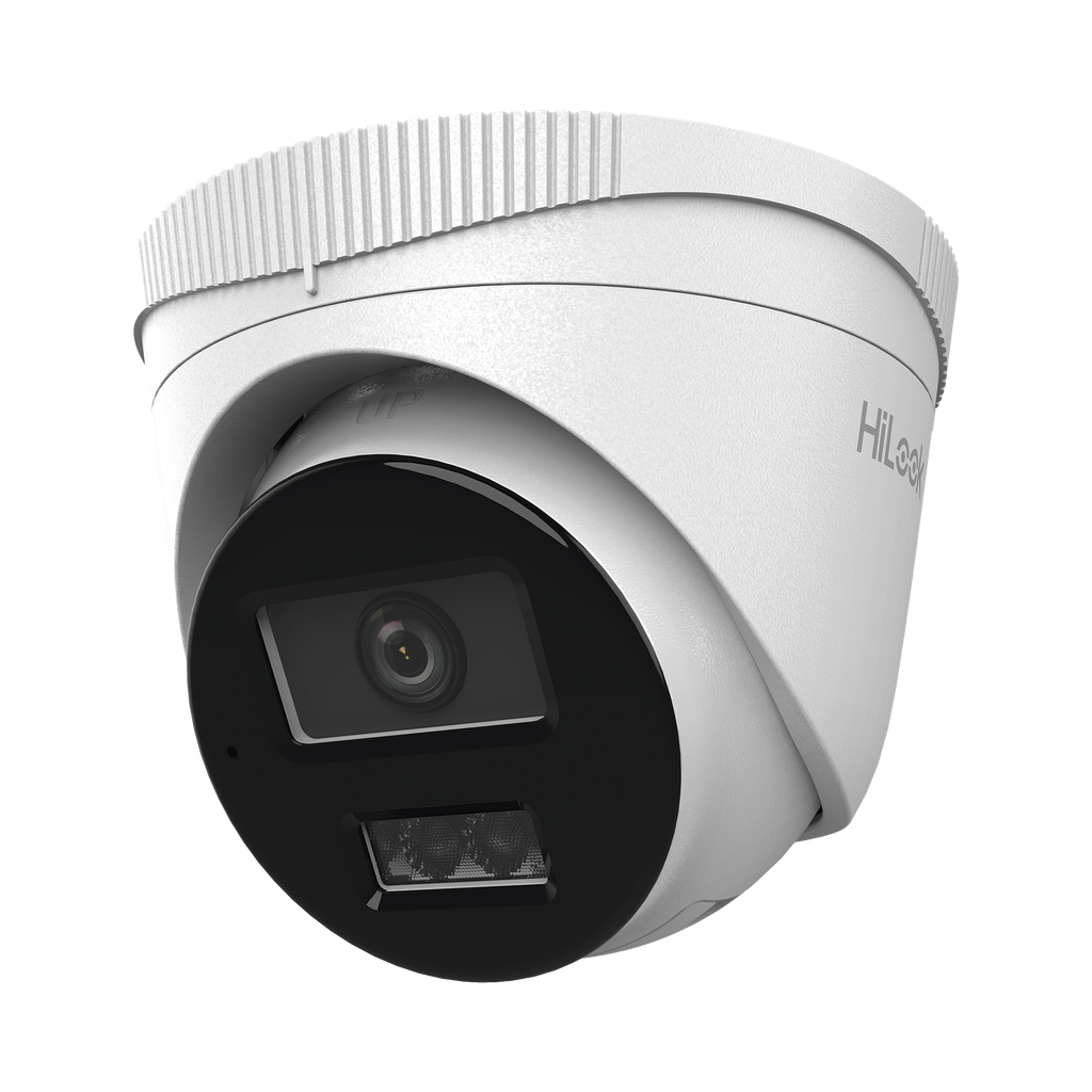 HiLook Series / Turret IP de 2 Megapixel   / Lente 2.8 mm / 30 mts IR / Micrófono Integrado / Exterior IP67 / PoE / dWDR / H.265+ / ONVIF