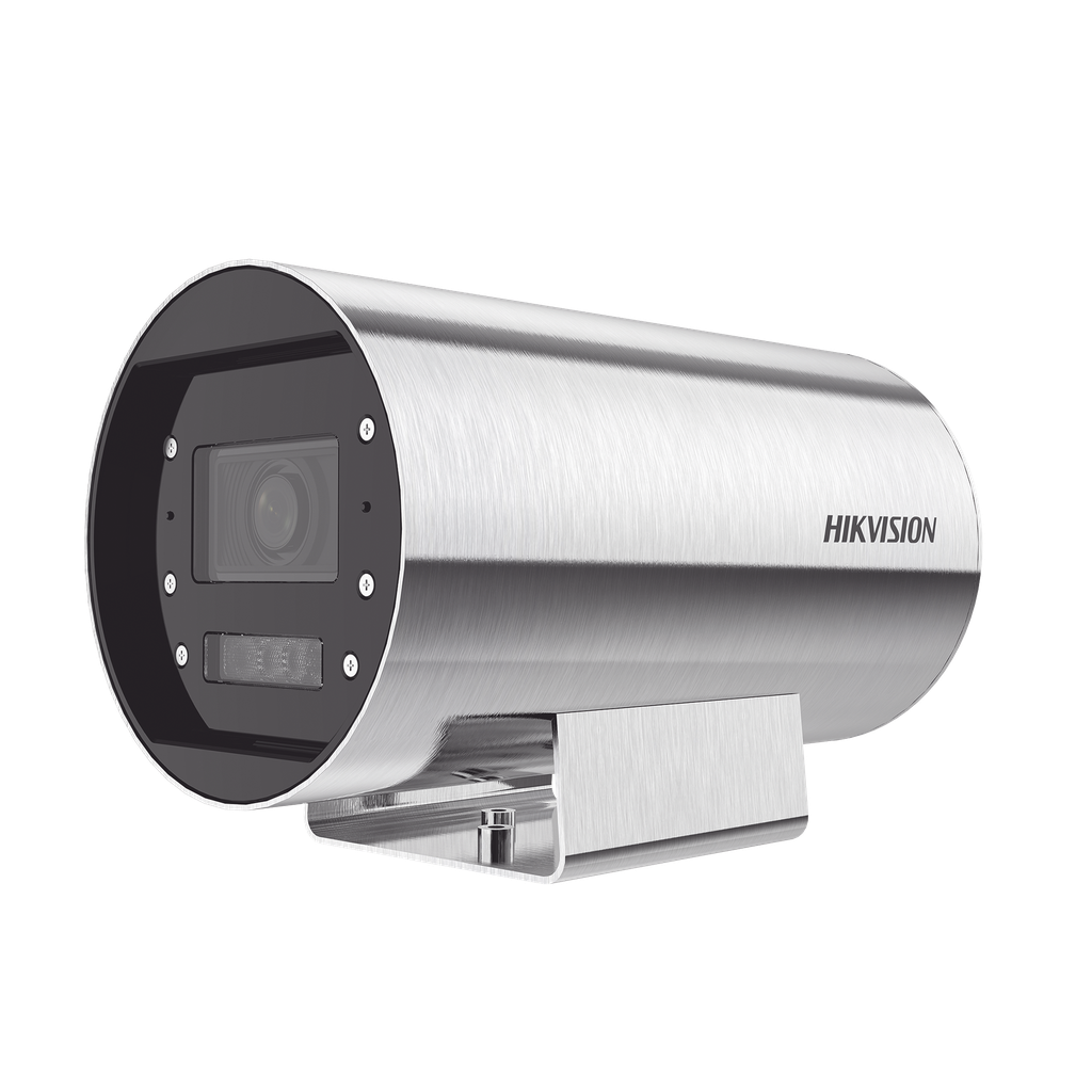 DS-2XT6645G0-LIZS/C15 Bala IP 4 Megapixel / Lente Mot. 2.8 a 12 mm / Acero Inoxidable (304) / Altas Temperaturas (150°C) / Refrigeración por Agua / IP68 / Dual Light (30 mts IR + 20 mts Luz Blanca) / WDR 120 dB / ONVIF / PoE+ / Alarmas I/O / ACUSENSE