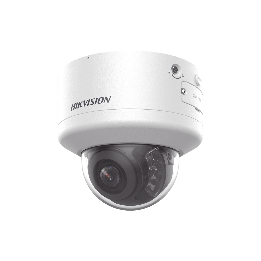 DS-2CD3786G2HT-LIZSU(PTRZ) Domo IP 8 Megapixel (4K) / Lente Mot. 2.7 a 13.5 mm / 40 mts IR EXIR / Exterior IP66 / IK10 / DARKFIGHTER / Audio y Alarma I/O / PoE+ / ONVIF / Micro SD / 4 Analíticos: AcuSense, Deteccion Facial, Conteo de Personas por Cruce y Zona