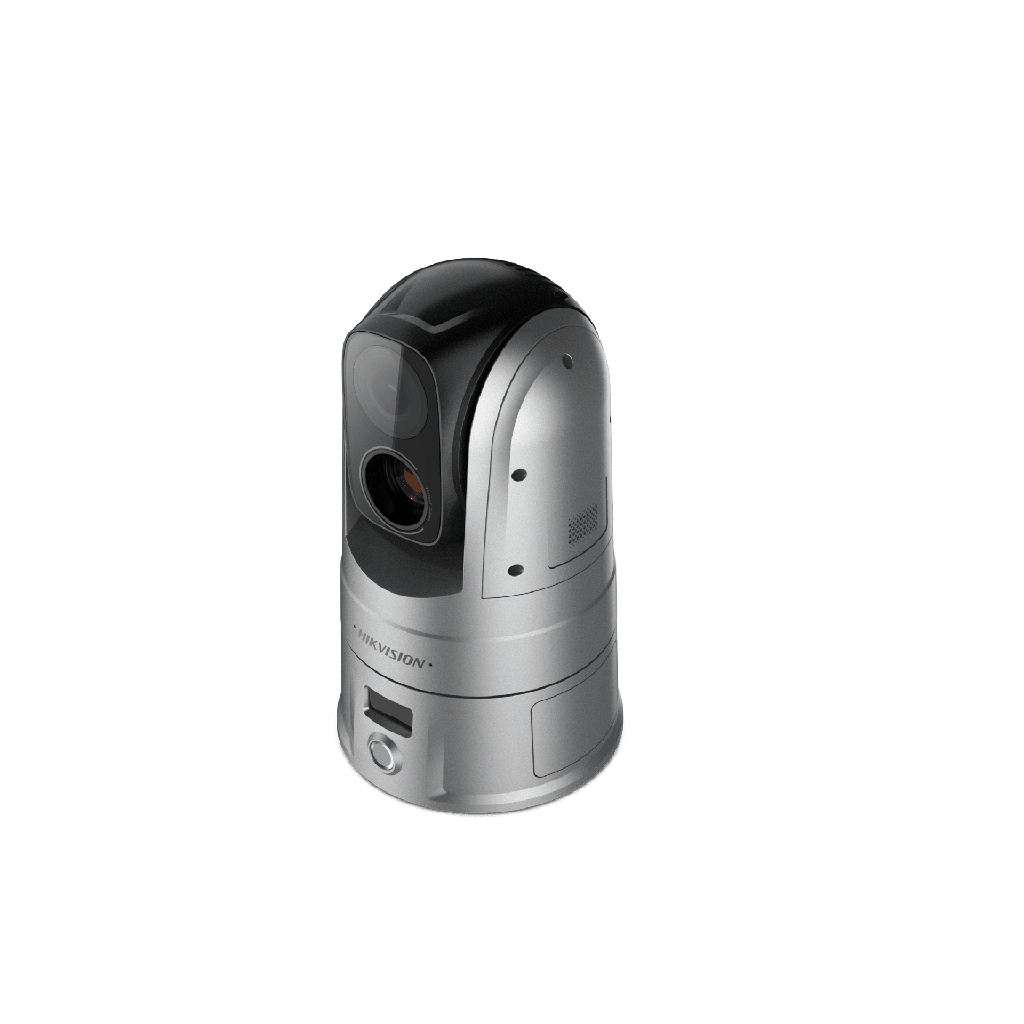 [DS-2TD4668-35A4/W] Turret IP Dual / Térmica 1.8 mm (160 x 120) / Óptico 2 mm (4 Megapixel) / Detección de Personas 53 mts / 15 mts IR / Exterior IP67 / PoE / Termométrica / Detección de Temperatura / Sirena y Luz / Micro SD 32 GB Incluida