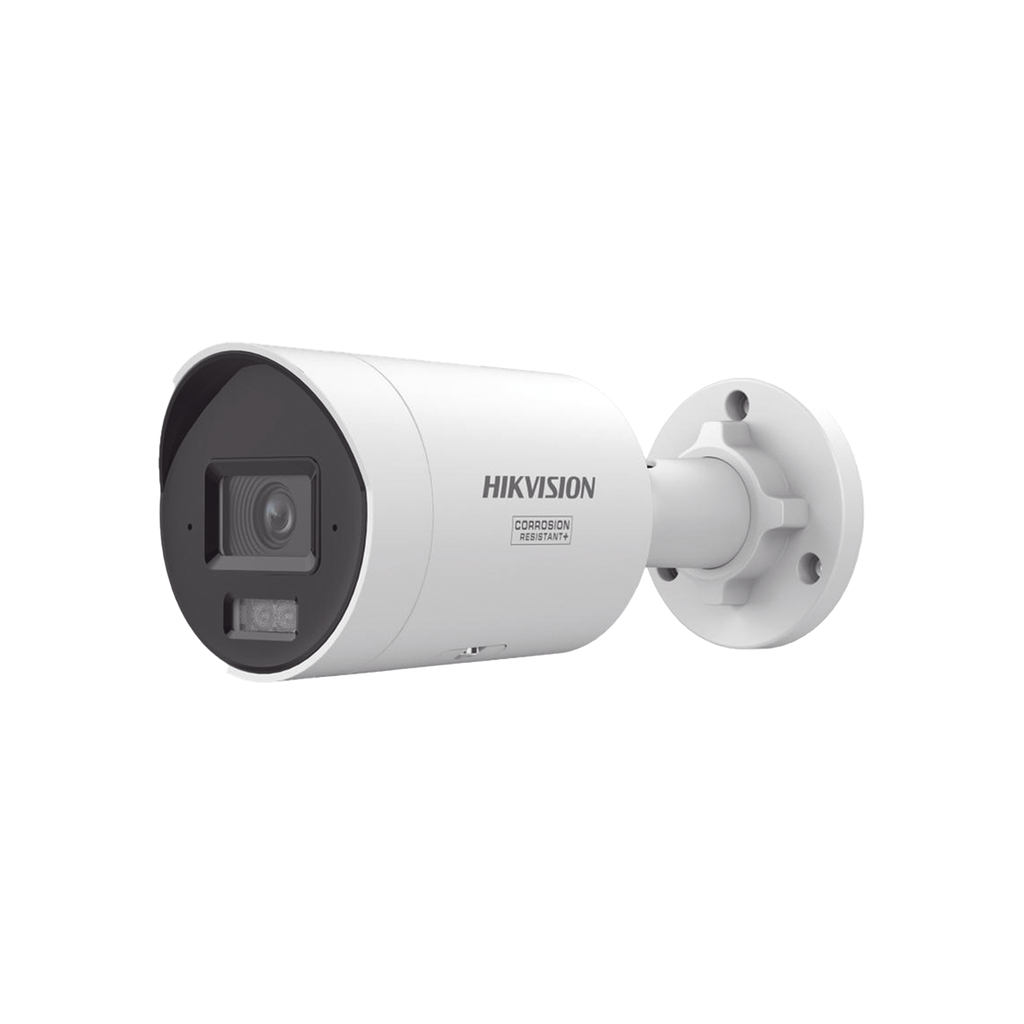 [Dual Light + ColorVu 3.0 + HikAI] Bala IP 8 Megapixel / Lente 2.8 mm / 40 mts IR + Luz Blanca / 2 Microfonos Integrados / Exterior IP67 /  WDR 130 dB / ACUSENSE 3.0 / Metal / NEMA 4X / ACUSEARCH