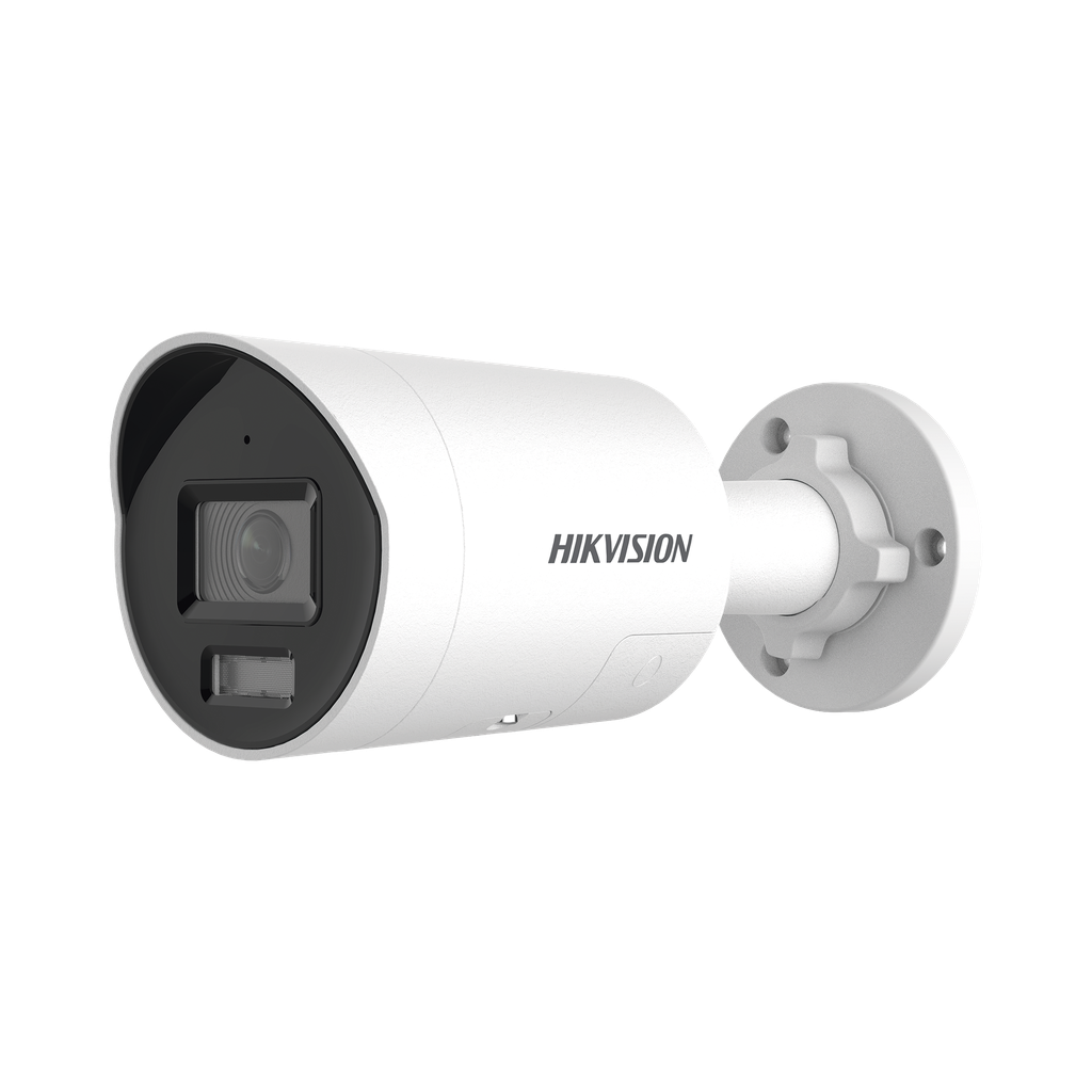 DS-2CD2087G3-LI2UY/SRB [Dual Light + ColorVu 3.0 + HikAI] Bala IP 8 Megapixel / Lente 2.8 mm / 40 mts IR + Luz Blanca / 2 Microfonos Integrados / Exterior IP67 / Estrobo Azul y Rojo / WDR 130 dB / ACUSENSE 3.0 / Metal / NEMA 4X / ACUSEEK
