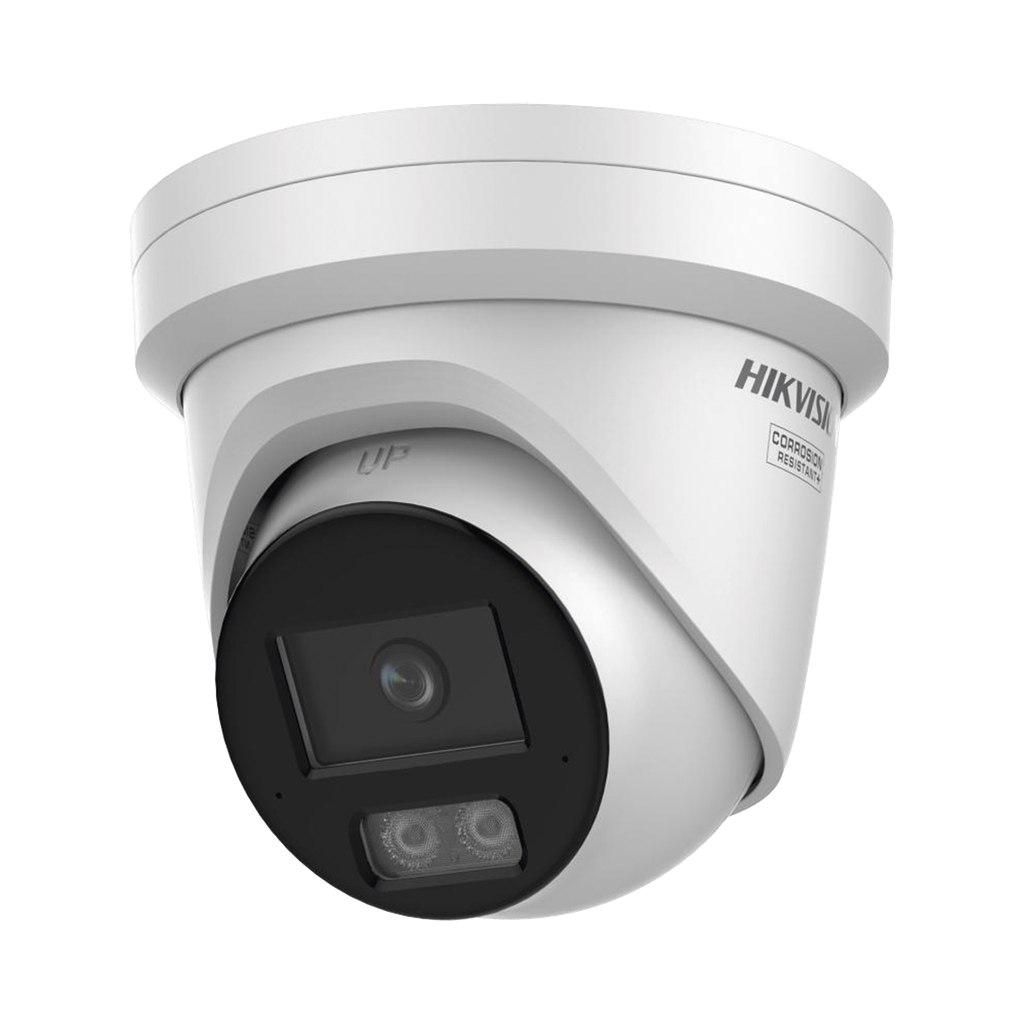 [Dual Light + ColorVu 3.0 + HikAI] Turret IP 8 Megapixel / Lente 2.8 mm / 30 mts IR + Luz Blanca / 2 Microfonos Integrados / Exterior IP67 / WDR 130 dB / ACUSENSE 3.0 / Metal / NEMA 4X / ACUSEARCH