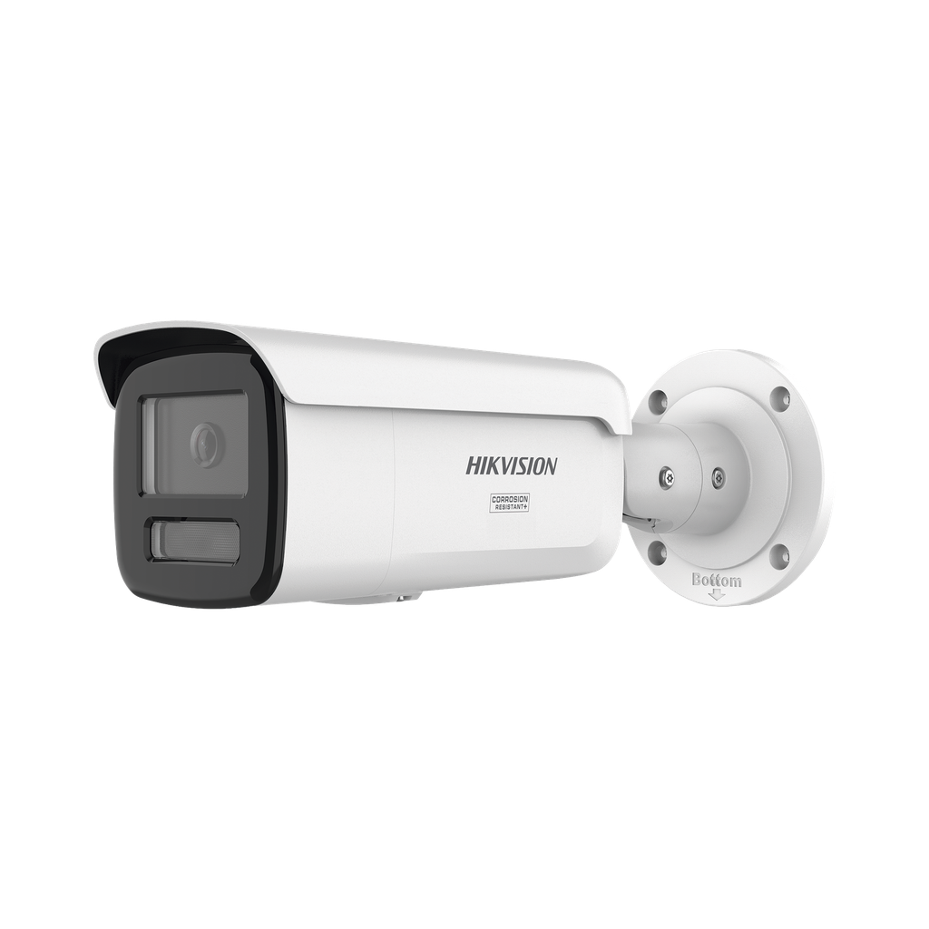 DS-2CD2T87G3-LIS2UY/SL [Dual Light + ColorVu 3.0 + HikAI] Bala IP 8 Megapixel / Lente 4 mm / 60 mts IR + Luz Blanca / Exterior IP67 / Estrobo Luz Blanca / WDR 130 dB / ACUSENSE 3.0 / Metal / NEMA 4X / ACUSEEK