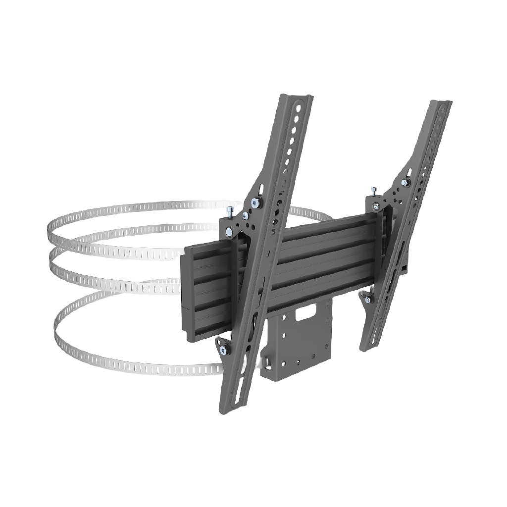 [EMCST400] EMCST400 MONTAJE PARA PANTALLAS DE 32 A 65 PULGADAS EN COLUMNA| VESA 100 X 100 HASTA 400 X 400 | COLOR NEGRO| CAP. MAX 35KG