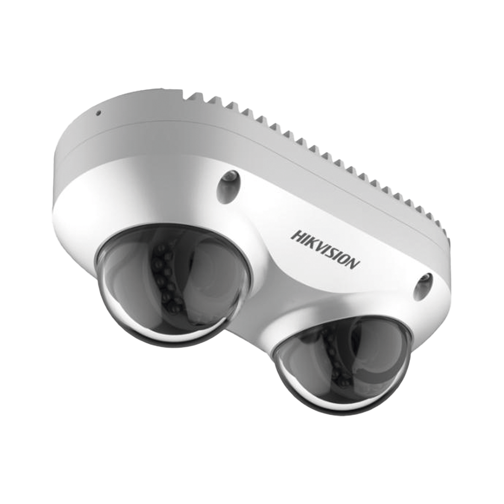 [DS-2CD6D42G0-IS] DS-2CD6D42G0-IS PanoVu Series / Lente Dual de 4 Megapixel / 2 Lentes Fijos de 2.8 mm / Recomendado para Pasillos o Esquinas / IP67 / IK10 / PoE / WDR 120 dB / 10 mts IR / Entrada y Salida de Audio y Alarma / MicroSD