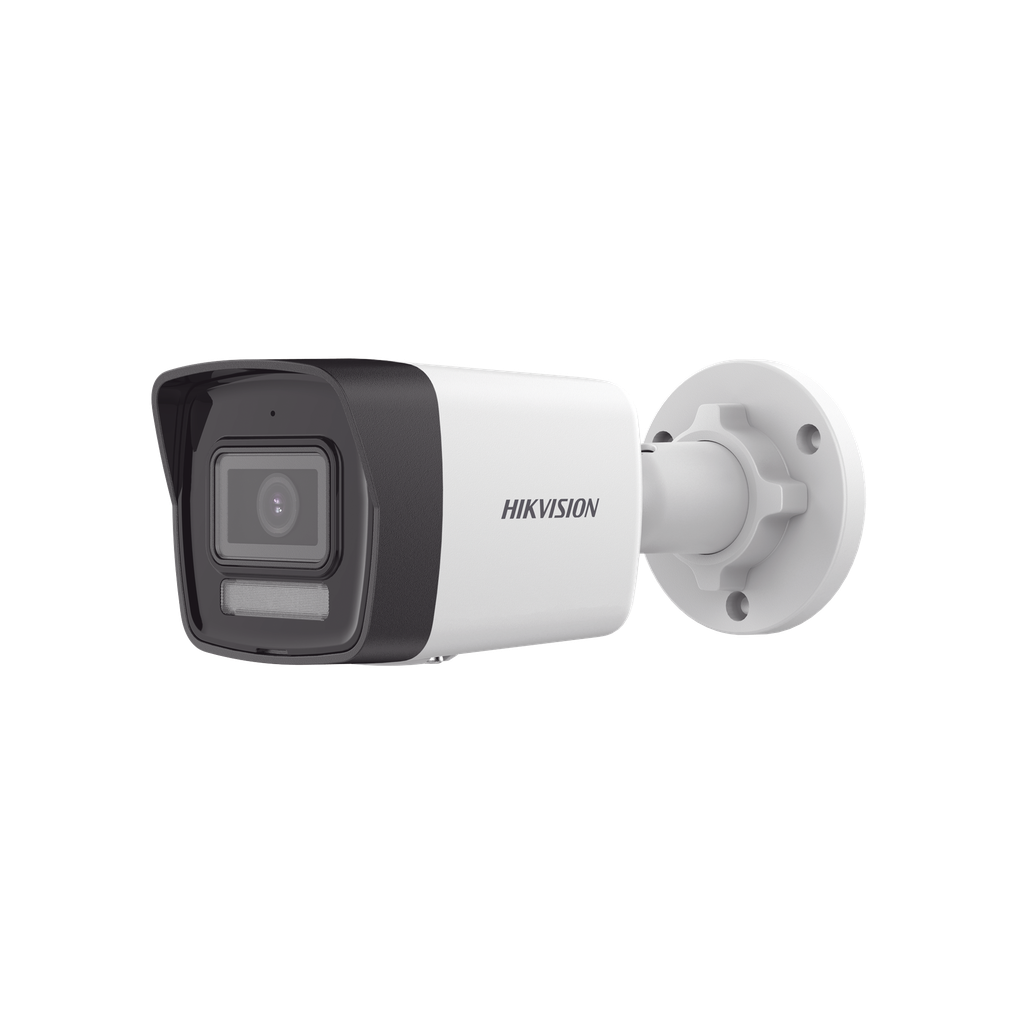 [Dual Light] Bala IP 4 Megapixel / Lente 2.8 mm / 30 mts IR + 20 mts Luz Blanca / Micrófono Integrado / Exterior IP67 / H.265 / PoE / ONVIF / Micro SD