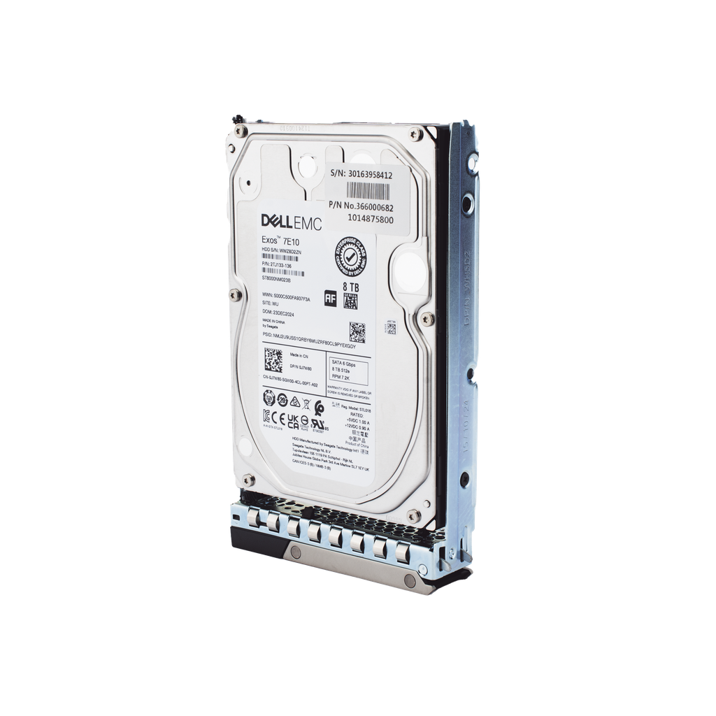 Disco Duro Enterprise 3.5 8 TB / Hikvision (DELL)/ 7200 RPM / SATA / Alto Rendimiento / Recomendado para Servidores Hikvision
