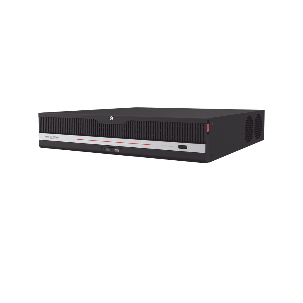 [DS-9632NXI-M8R/VPRO] DS-9632NXI-M8R/VPRO NVR 32 Megapixel (8K) / 32 Canales IP / AcuSense / ANPR / Conteo de Personas / Heat Map / 8 Bahías de Disco Duro / 2 Tarjetas de Red / Soporta RAID con Hot Swap / 2 HDMI en 8K / Soporta POS / Alarmas I/O / ACU