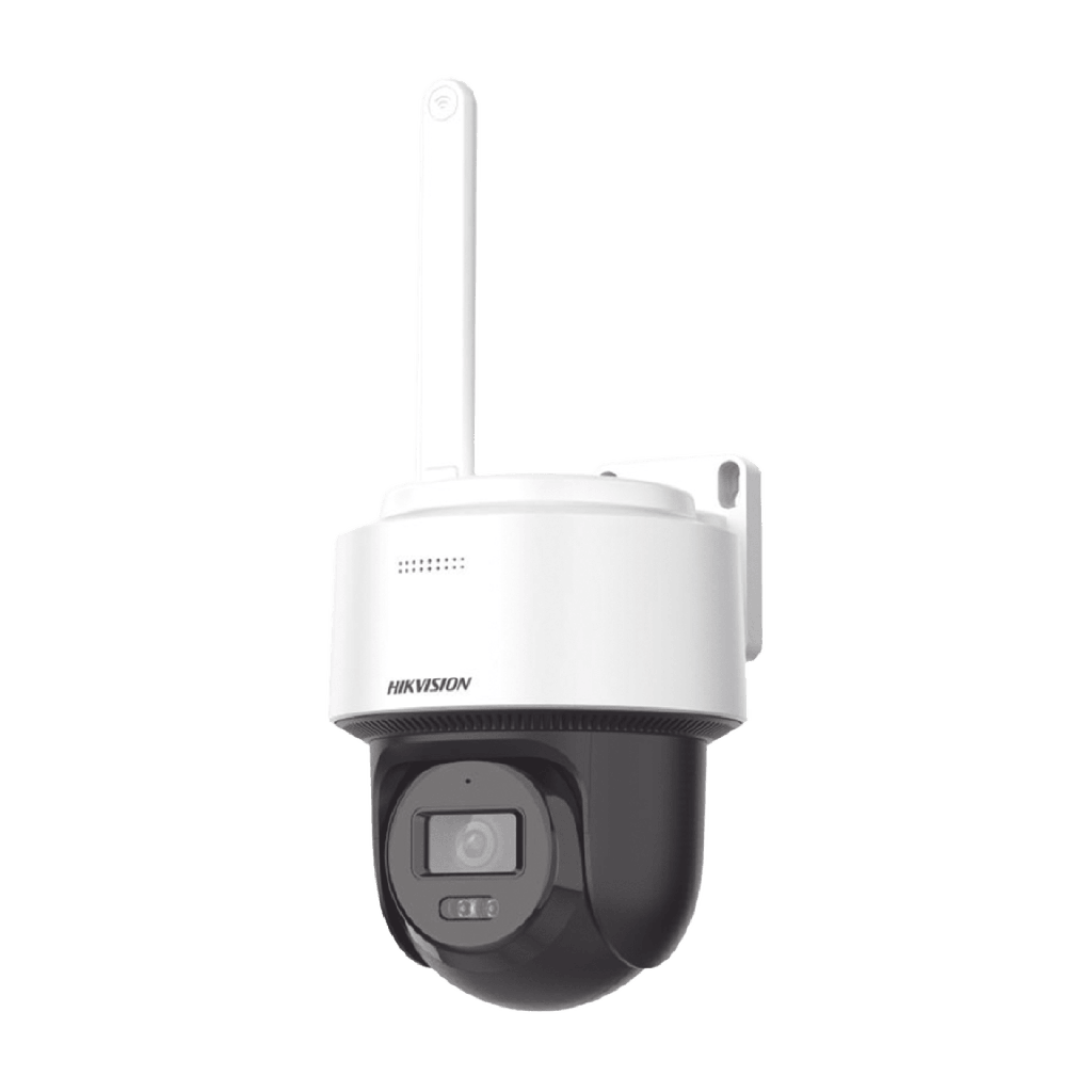 DS-2DE2C400MWG-4G [FlexVu]  Domo PT IP 4 Megapixel / Lente 4 mm  / Dual Light (30 mts IR + 30 mts Luz Blanca) / ACUSENSE / Autoseguimiento en Humanos / IP66 / Micrófono y Bocina Integrado (Audio de Dos Vías) / Micro SD / Incluye Montaje de Pared o Techo