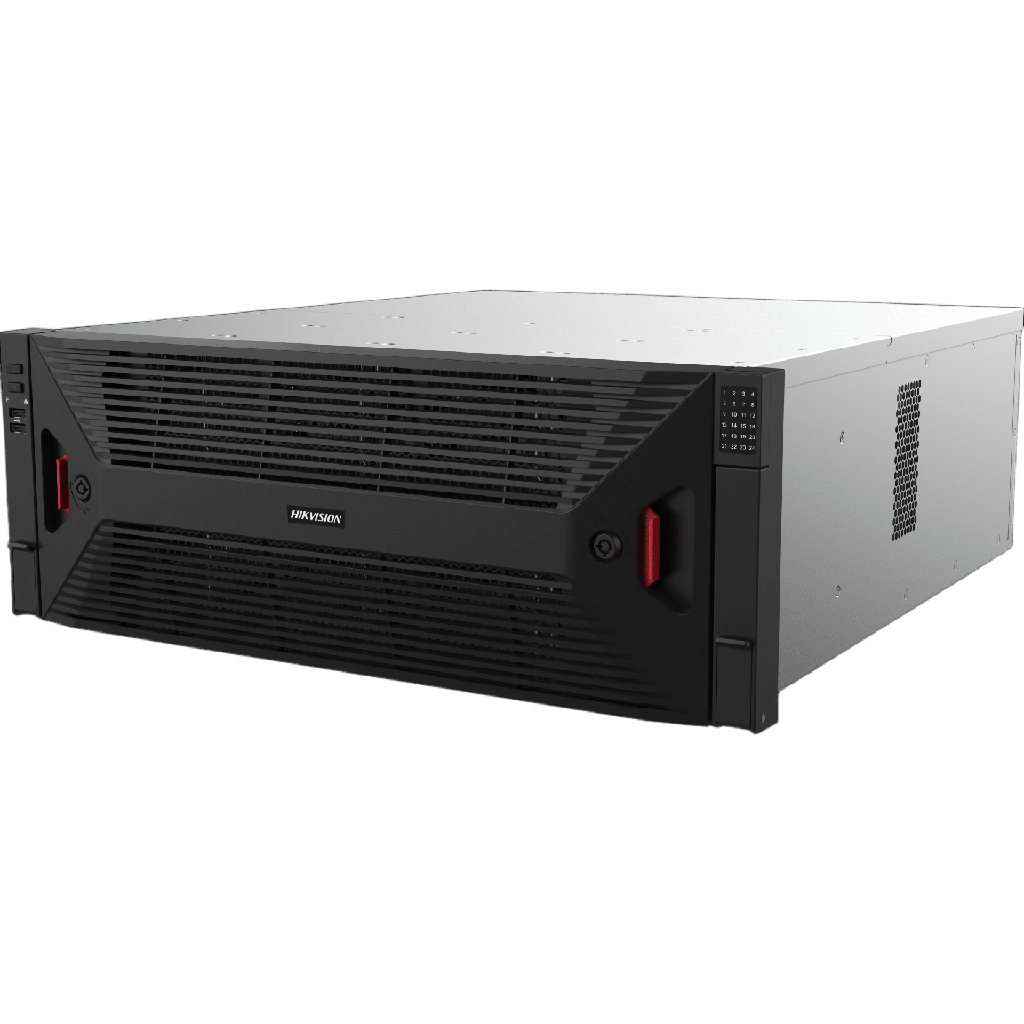 [DS-96256NI-H30R] NVR 32 Megapixel (8K) / 256 canales IP / 30 Bahías de Disco Duro (600 TB) / 4 Puertos de Red / Soporta RAID con Hot Swap / ACUSENSE / ANPR