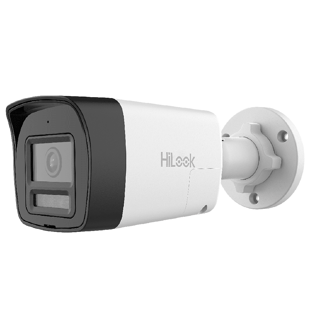 THC-B157-LTS [Audio Bidireccional + Dual Light + ColorVu] Bala TURBOHD 3K (5 Megapixel) / Lente 2.8mm / 30 mts IR EXIR + 20 mts Luz Blanca / Micrófono y Bocina Integrado / Exterior IP67 / Metal / dWDR