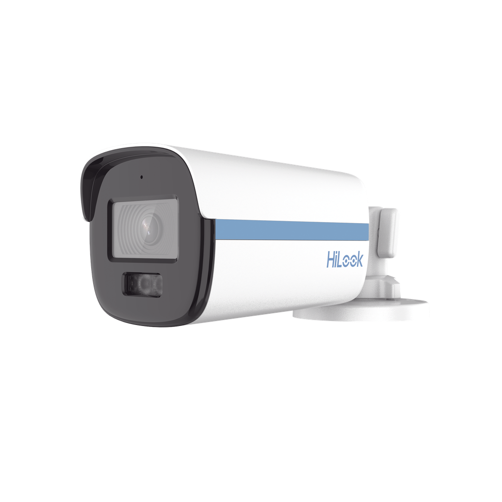 THC-B259-LMS [Dual Light + ColorVu] Bala TURBOHD 3K / 5 Megapixel / Lente 3.6 mm / Audio por Coaxitron / 40 mts IR + 40 mts Luz Blanca / Exterior IP67 / Metal / dWDR