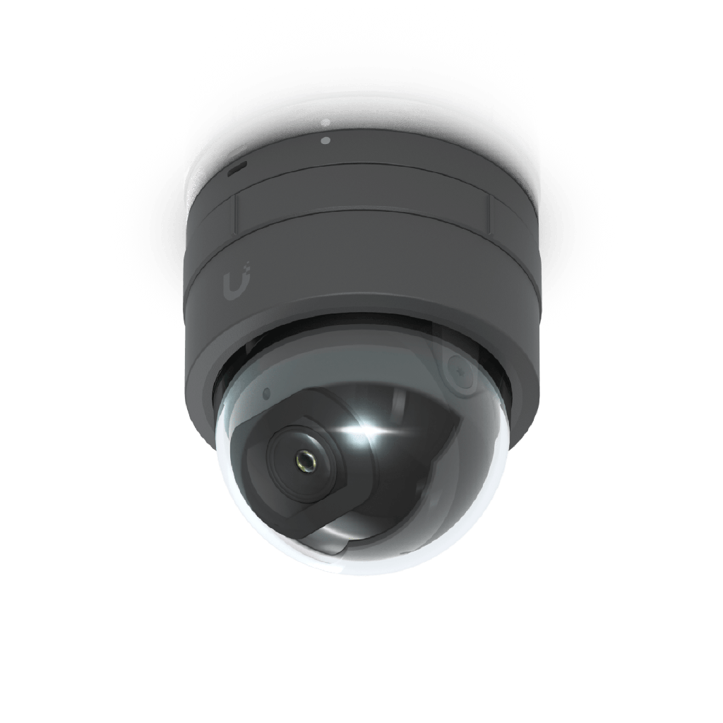 [UVC-G5-DOME-ULTRA-B] UVC-G5-DOME-ULTRA-B Cámara IP UniFi G5 Domo Ultra Color Negro, Bajo Perfil para Interior, 2K (4MPX), Ángulo Amplio 102.4°, Visión Nocturna IR Hasta 20mts, Detección de Eventos, para Pared o Techo