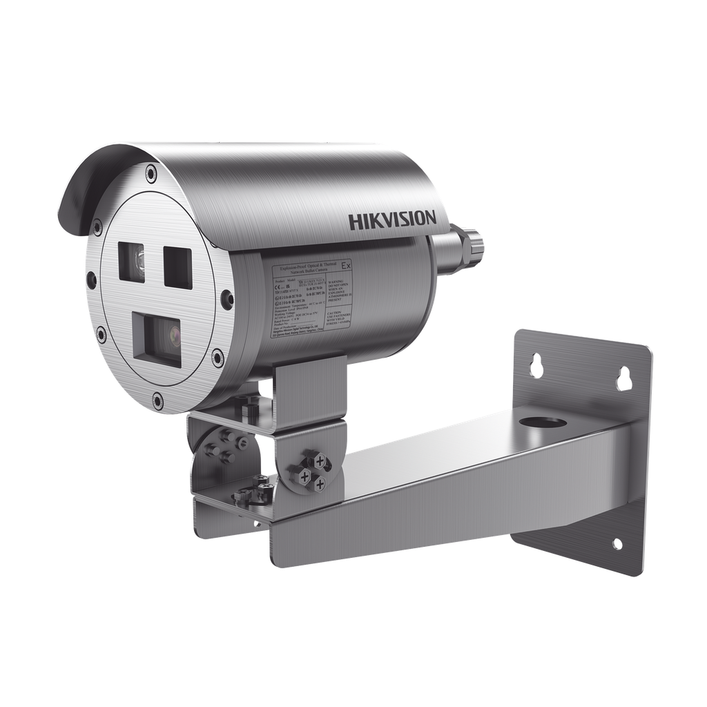 [DS-2TD2537T-4/Q(C)] Bala IP Térmica Dual / Termico 9.7 mm (384 X 288) + Óptico 4 mm (4 MP) / Termométrica / Detección de Temperatura / IP68 / 30 mts IR / Antiexplosión / Anticorrosión