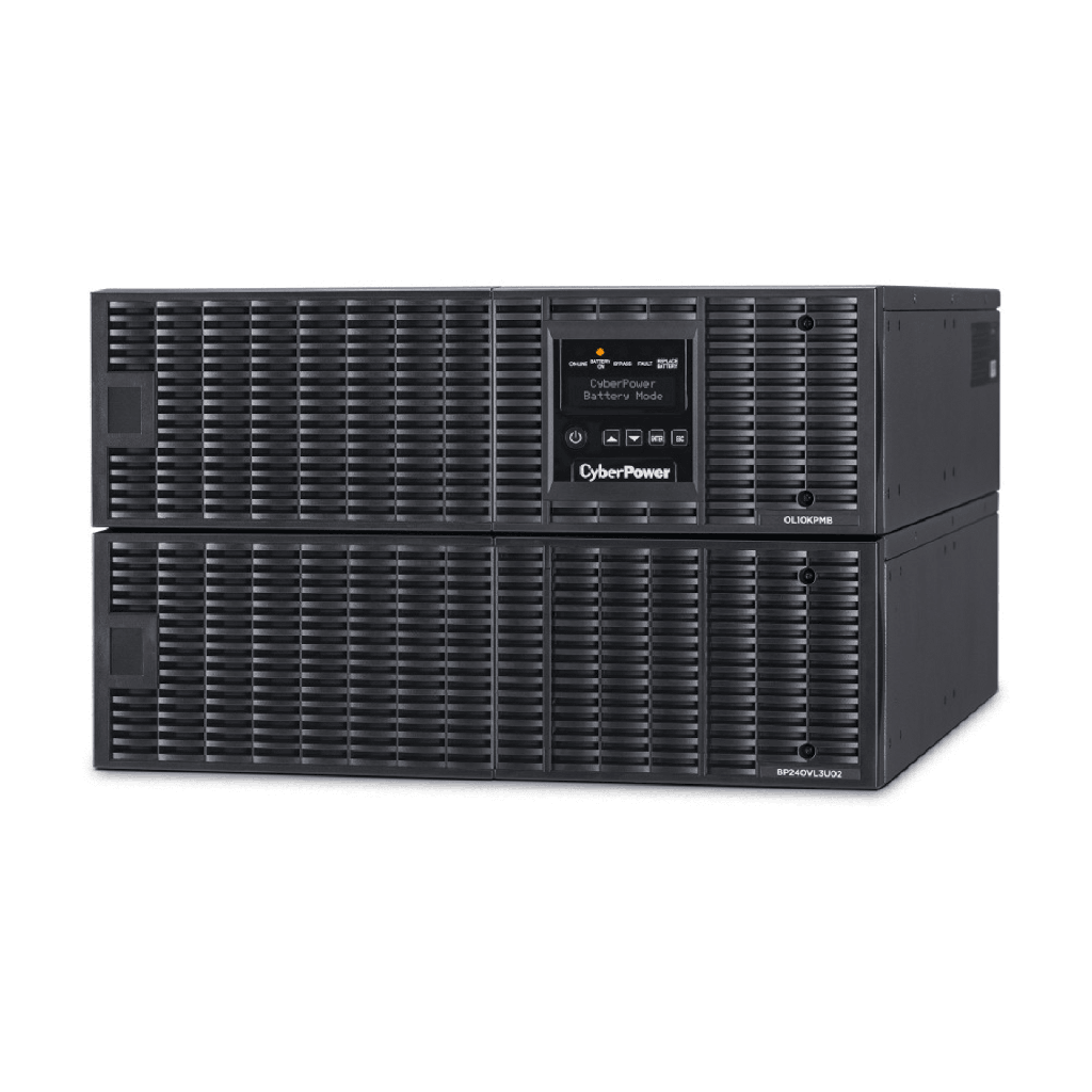 UPS de 10000 VA/10000 W, Online Doble Conversión, 200 - 240 Vac de Entrada, 200 - 240 Vac de Salida, Terminal Hardwired, Onda Senoidal Pura, Torre o Rack de 6 UR, Con 3 Tomas NEMA L6-30R