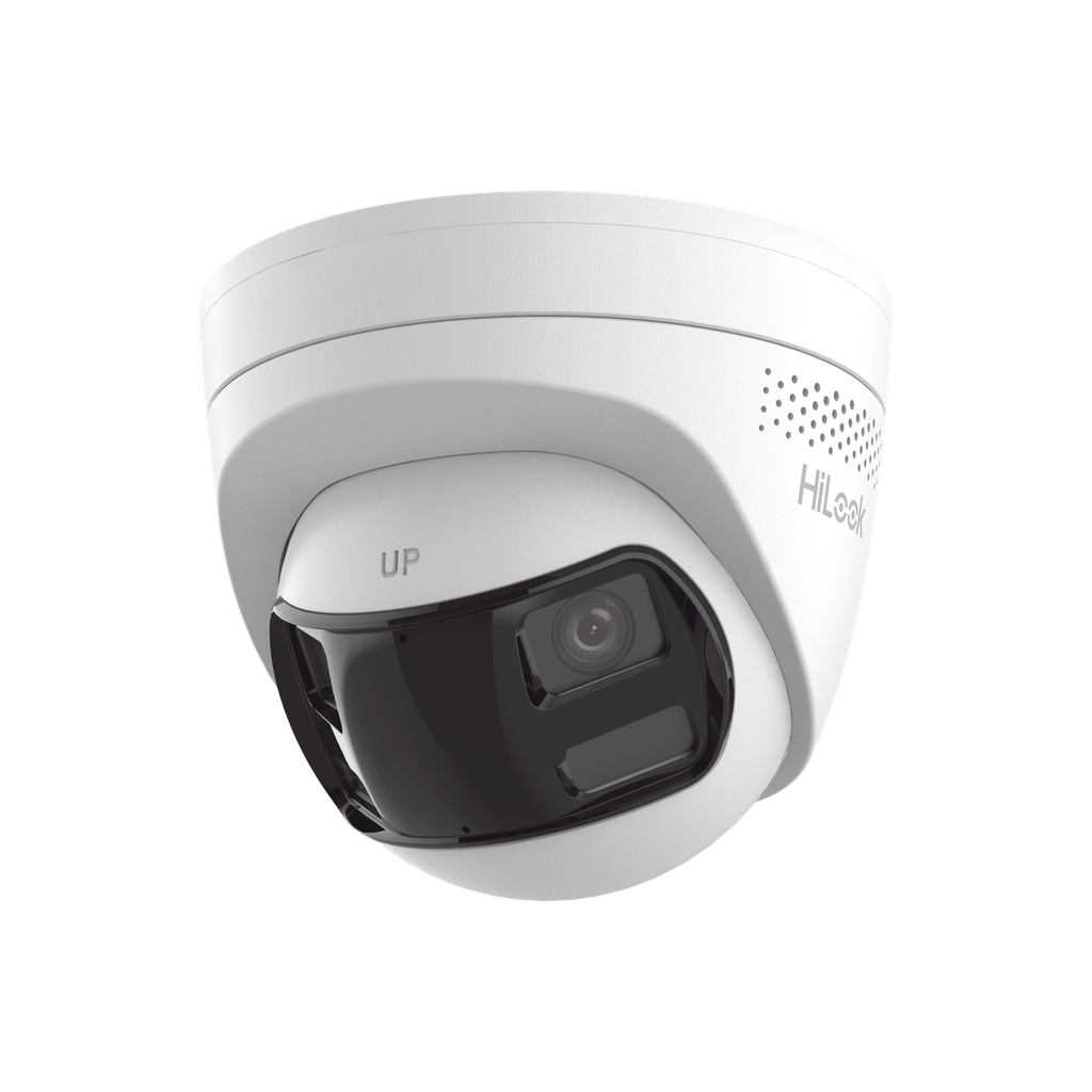 [IPC-T280HAD-LUF/SL] IPC-T280HAD-LUF/SL [Dual Light] Turret IP 8 Megapixel / Imagen Panorámica 180°/ PoE / Micrófono y Bocina Integrado / Exterior IP67 / Audio Bidireccional / Alarma Visual y Auditiva Integrada / Smart Supplement Light / Micro SD 512 GB