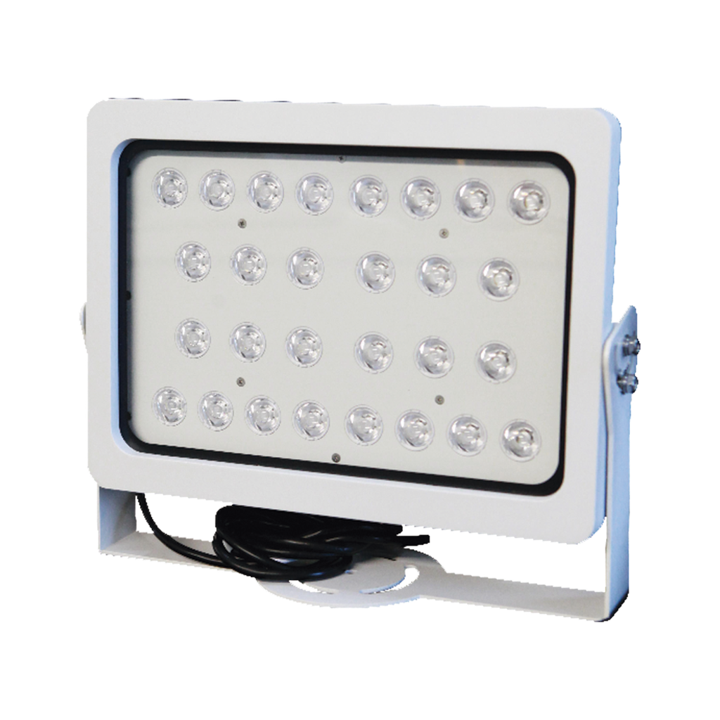 Lampara IR de Luz Estroboscópica / Luz LED Alta Potencia / 28 Lámparas LED / Cuerpo de Aleación de Aluminio / Vidrio Templado / IP66