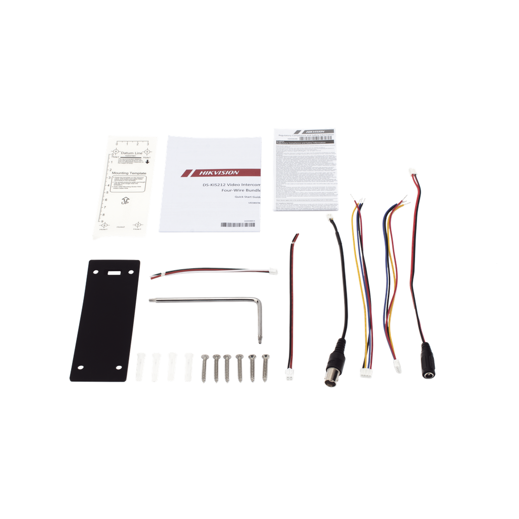 [DS-KIS212-SPAREPART] Bolsa de Accesorios para DS-KIS212 / DS-KIS213