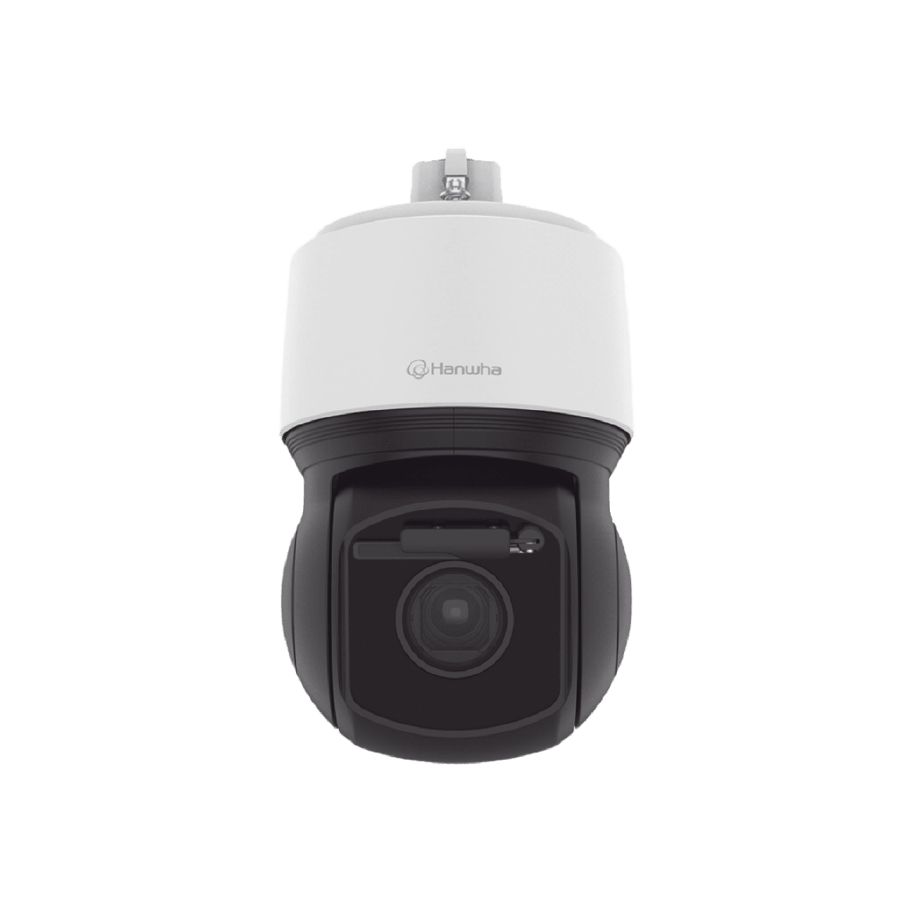 Cámara PTZ IP antivandálica 6MP / 30x Zoom Óptico / IR 200m / Exterior IP66 / NEMA4X / Auto tracking basado en IA / H.265 & WiseStream / Wiper incluido