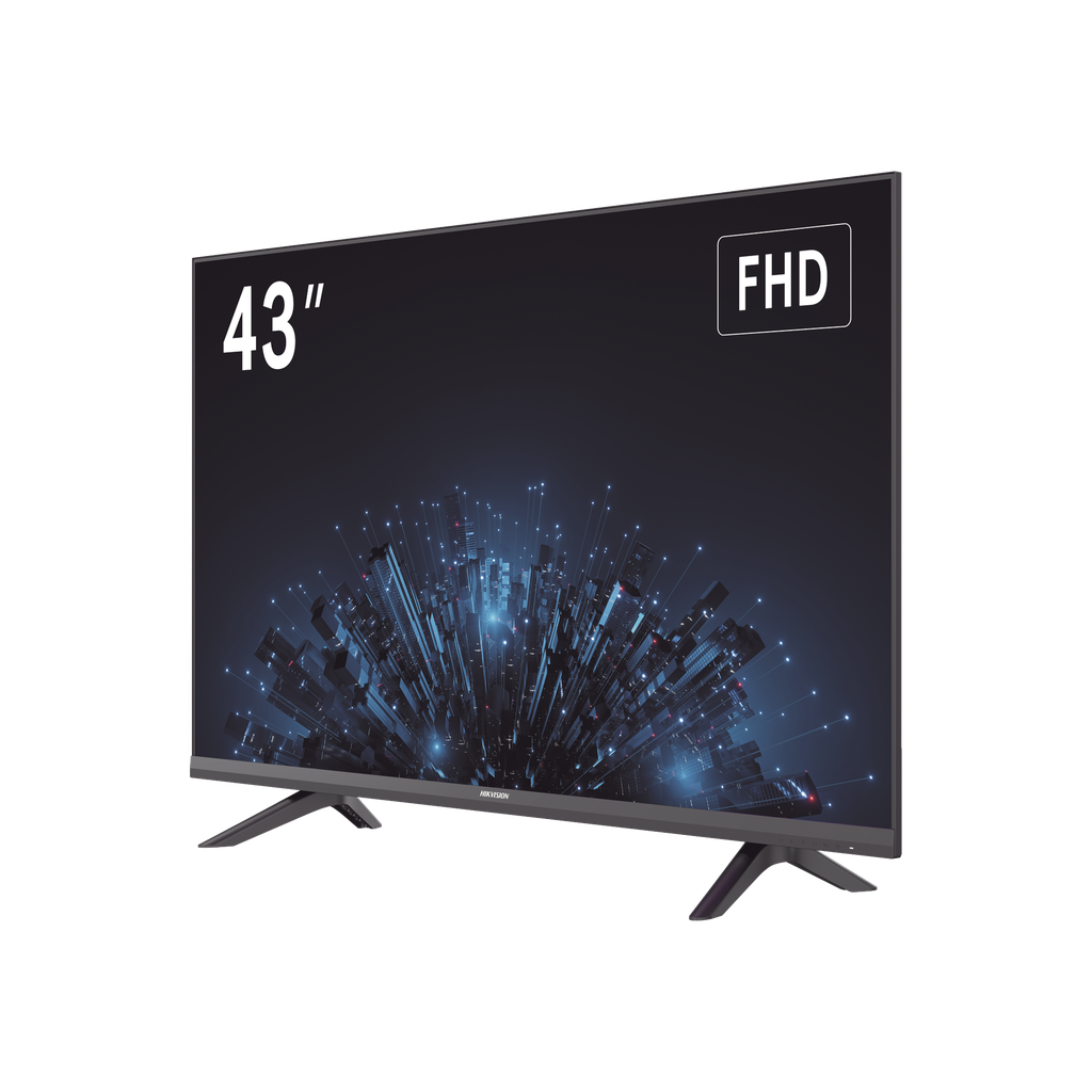 Monitor LED Full HD 43 / Ideal para Oficina y Hogar / Uso 24-7 / Entrada HDMI/VGA/USB / Compatible con Montaje VESA (200 X 200) / Bocinas Integradas