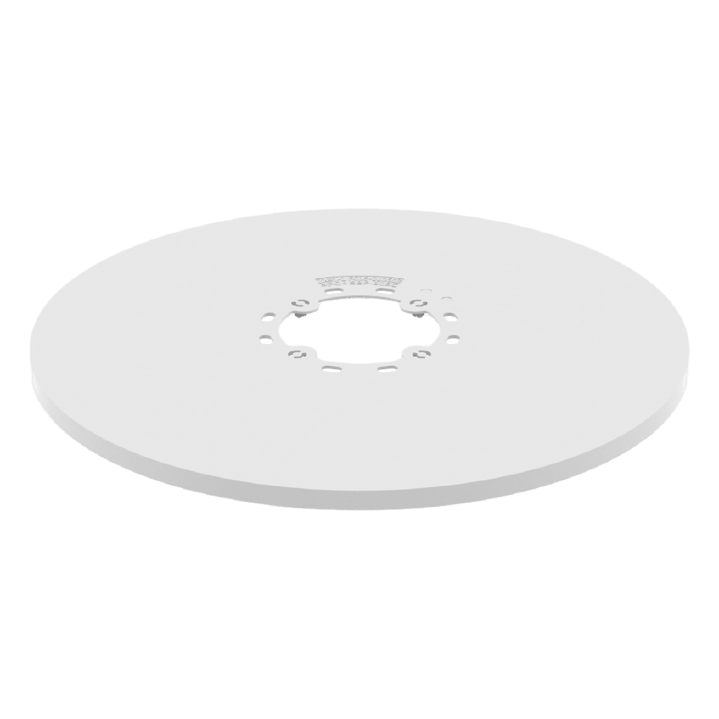 Cubierta de Agujero de Montaje SBP-315C / Policarbonato Blanco / Diámetro 326mm / Compatible con Cámaras PNM-9084QZ/RQZ1 y Monturas SBP-250WMN / Incluye Tornillos