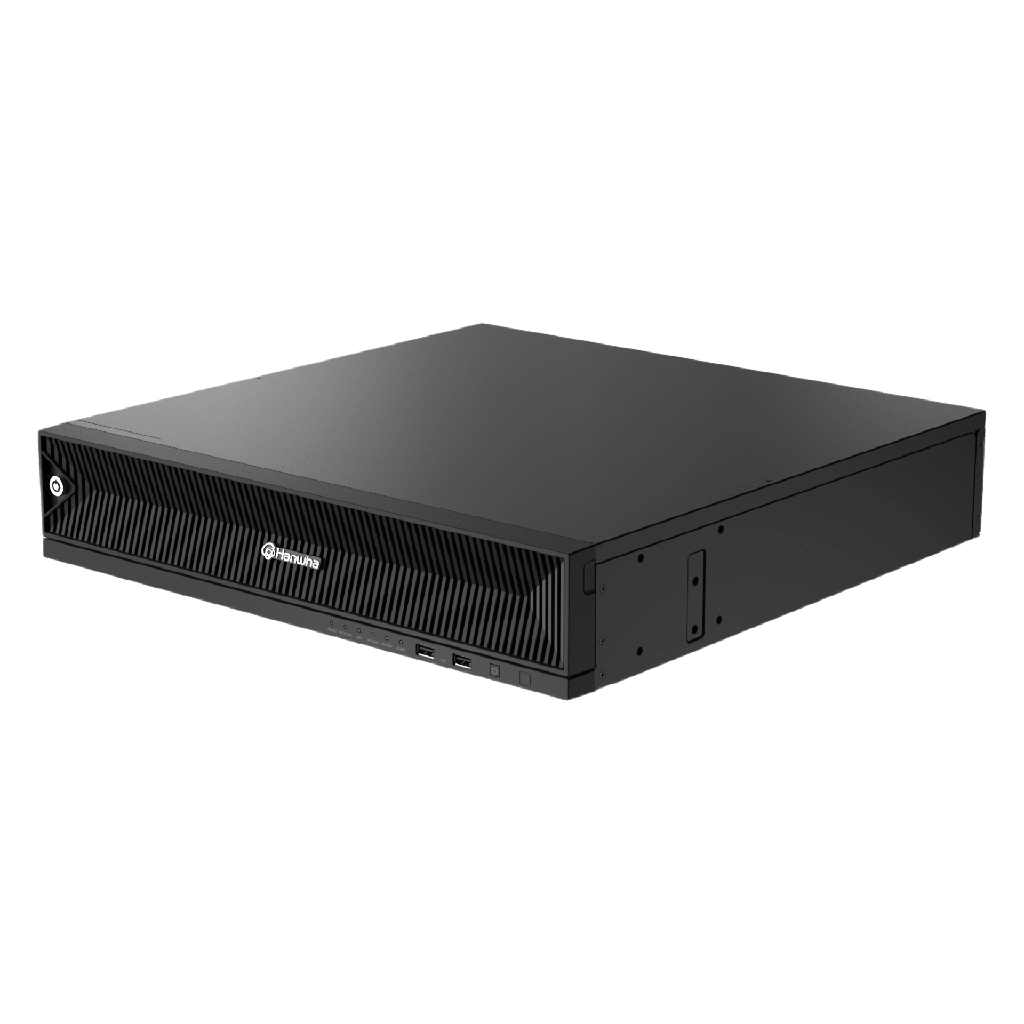 NVR 32 Megapixel (8K) / 32 Canales IP / Soporta 8 Discos Duros / H.265 & Wisestream / Wisenet P2P / ONVIF / Compatible con Cámaras IA / Salida HDMI en 4K / Soporta RAID 5/6