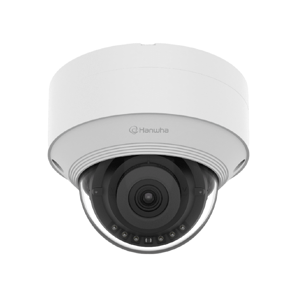 Cámara IP Tipo domo Antivandálica 5 Megapíxel / Lente fijo 3mm / IR 25M / WDR 120db / IP66 / H.265 & WiseStream / Inteligencia Artificial Deteccion de Personas y vehiculos