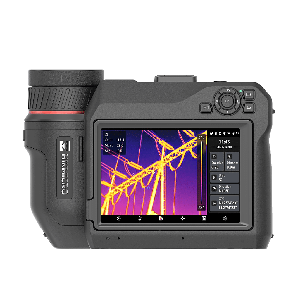 SP40-L19 - Cámara Térmográfica Portátil Dual / Lente 19º / WiFi / IP54 / Ranura MicroSD hasta 128 Gb / GPS