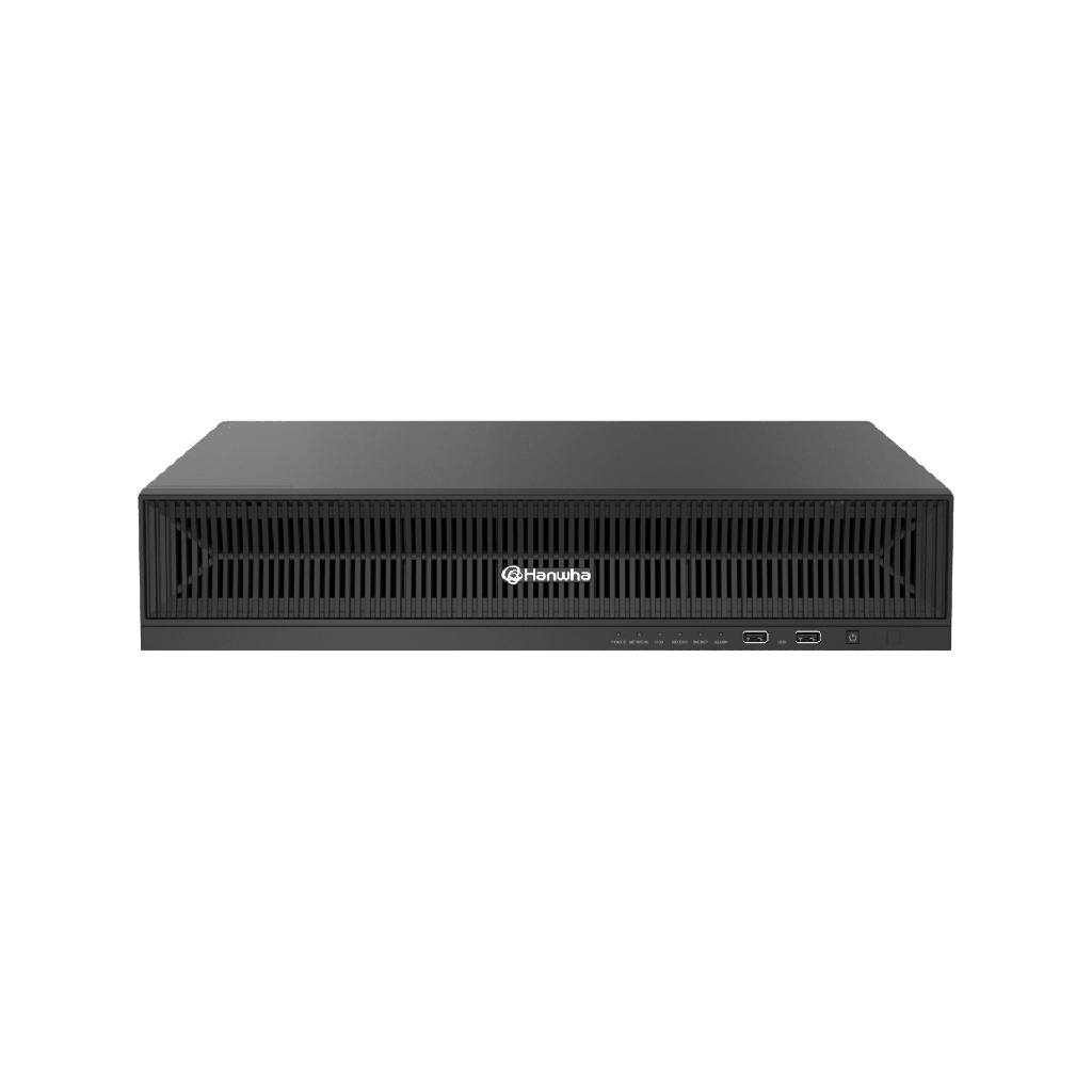 [XRN-6420B2] NVR de 64 canales / 8K / Hasta 8 Discos Duros / H.265 & Wisestream / Wisenet P2P