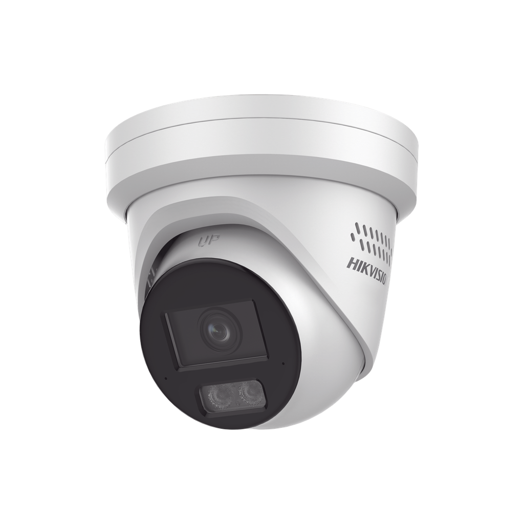 DS-2CD3347G3-LISUY/SL [ PROTECCIÓN ACTIVA ] Turret IP 4 Megapixel / Lente 2.8 mm / 40 mts IR / Exterior IP67 / Micrófono y Bocina Integrado (Audio de Dos Vías) / DARKFIGHTER / PoE / Luz Estroboscopica / ONVIF / Micro SD / 4 Analíticos