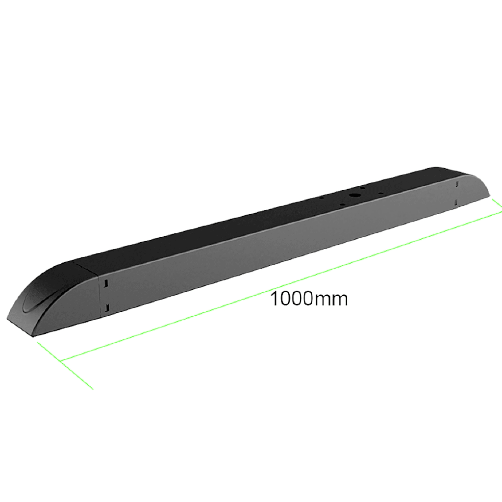 SDJH128  Soporte Estructural para  Videowall con motaje en Piso | Perfil Rectangular  de 1m|  Diámetro de los orificios 20 mm  Post Support 76.5 mm |Incluye Herramientas Allen| 4 Agujeros Pasantes M8