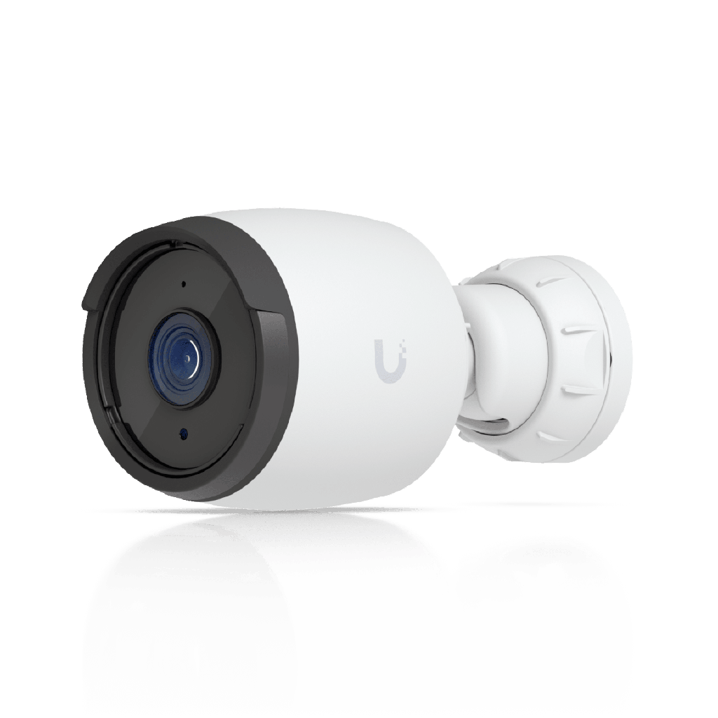 UVC-G6-BULLET-W Cámara UniFi Protect G6 Bullet Color Blanco, PoE, 1.8" 4K, AI Multi-TOPS, Visión Nocturna IR 30m, Protección IP66, Reconocimiento Facial y Placa, Montaje en Pared, Techo, Poste