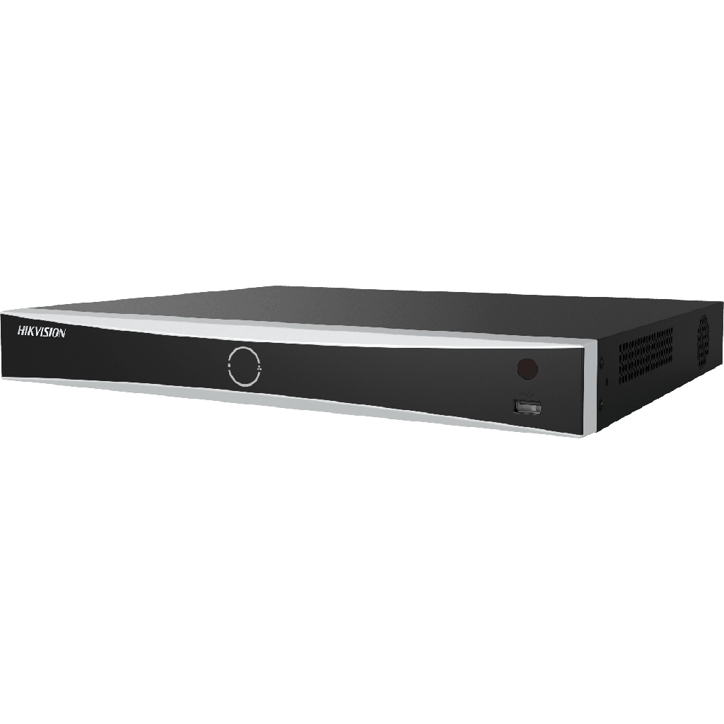 [AcuSeek] NVR 32 Megapixel (8K) / 16 Canales IP / 16 Puertos PoE+ / ACUSENSE / Reconocimiento Facial / 2 Bahías de Disco Duro / HDMI en 4K / Alarmas I/O