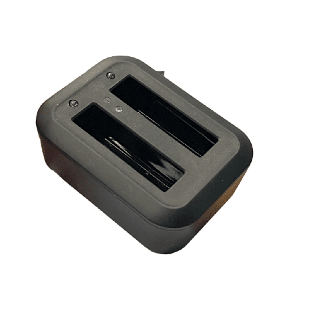 [XMRX5V2BATDOCK] Base de Carga Dual para Baterías de Bodycam| Compatible con XMRX5V2| Diseño Compacto | Carga Rápida Dual | Indicadores de Estado| Material ABS | No incluye Bateria.