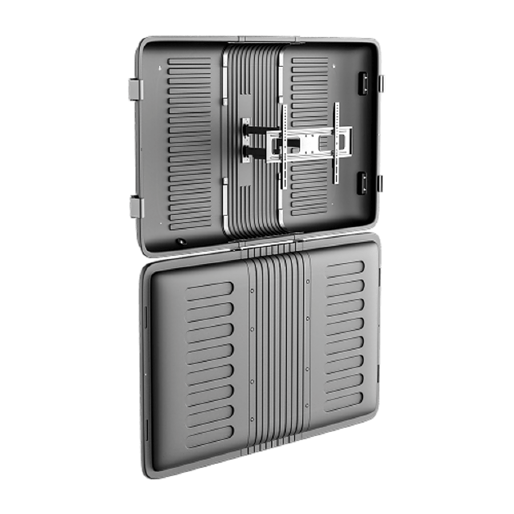 ENCLOSURE PARA PANTALLA HASTA 75 | RESISTENTE A INTEMPERIE MONTURA PARED | CAPACIDAD DE CARGA MAX. 50 KG