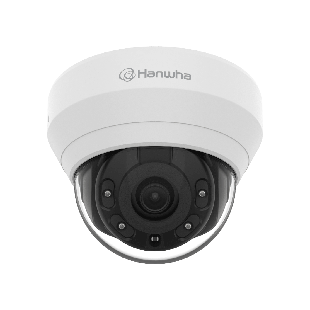 Cámara IP Tipo Domo Interior 4 Megapíxel / Lente 2.8mm / IR 20M / WDR 120db / H.265 & WiseStream / Micrófono Interconstruido