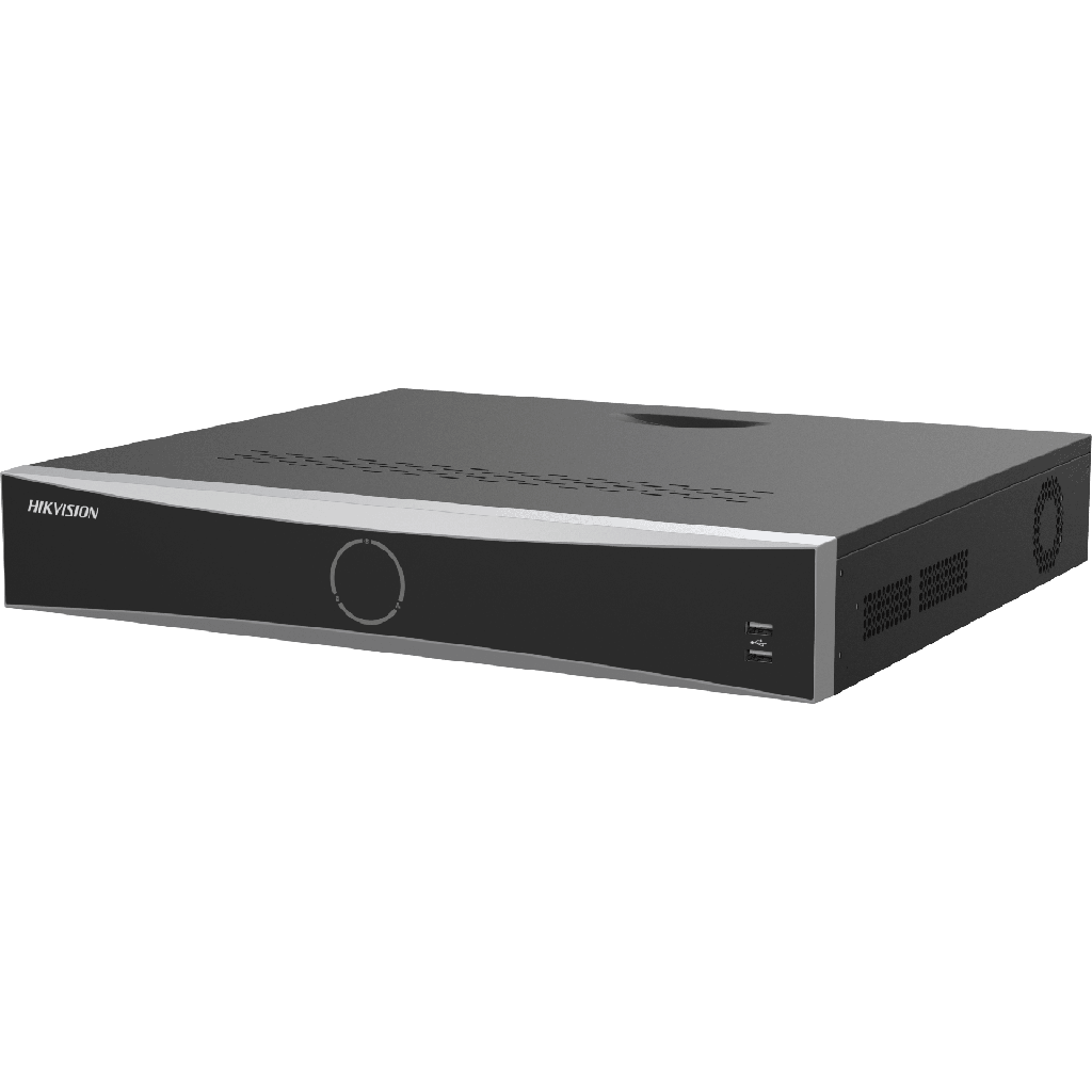 [Acusearch] NVR 12 Megapixel (4K) / 16 canales IP / AcuSense (Evita Falsas Alarmas) / Reconocimiento Facial / 4 Bahías de Disco Duro / HDMI en 4K / Alarmas I/O