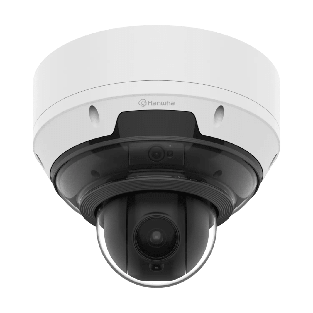 [PNM-C19183RVTP] Camara AI 5MP 3CH Fija + 4MP 18x PTZ / Detección de Objetos (Persona/Vehículo/Matrícula) / IVA / IR 15 mts / Auto Calibración / Secure Element FIPS 140-3 Level3 / IP66 / PoE++