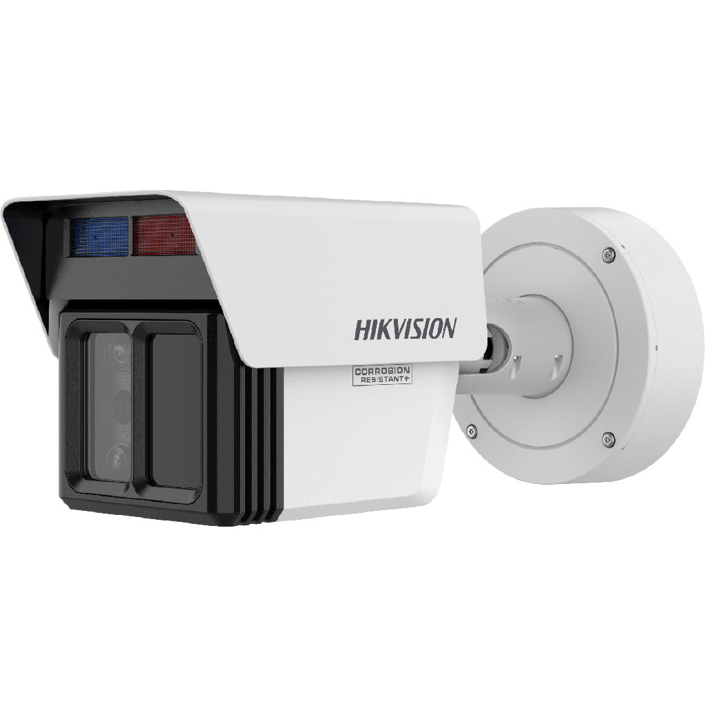 [DeepinView X] Bala IP Triple Lente 4 MP + 2 MP +2 MP / Lente Fijo 4 MM +12 MM + 25 MM / Analíticos de 120 Metros de Distancia con Protección Perimetral / 2 Micrófonos y 1 Bocina / IP67 / IK10 / DARKFIGHTER 2.0 / 120 Mts IR