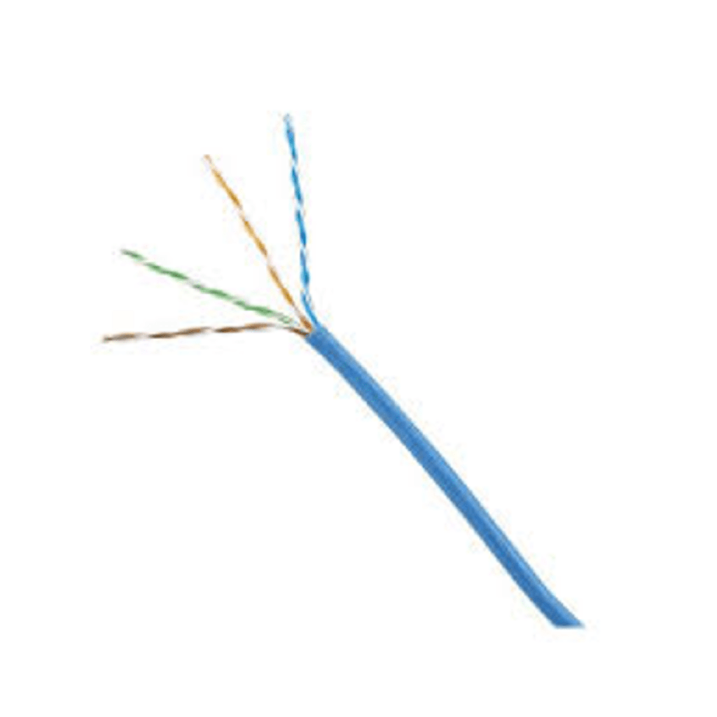 PANDUIT NUC6C04BU - Bobina de Cable UTP 100% cobre, NetKey / Caja con 1,000 Pies (305 metros) / 4 pares / 24 AWG / Categoría 6 / Azul