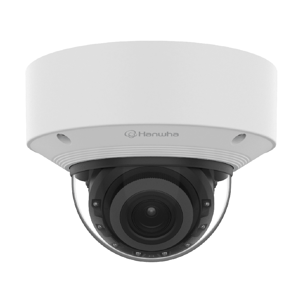 Cámara Domo 4K con IA, Antivandalica / Lente Motorizado de 4.4 a 9.3mm / P-Iris, WDR 120dB / Ranura SD / Conteo de personas y Vehiculos