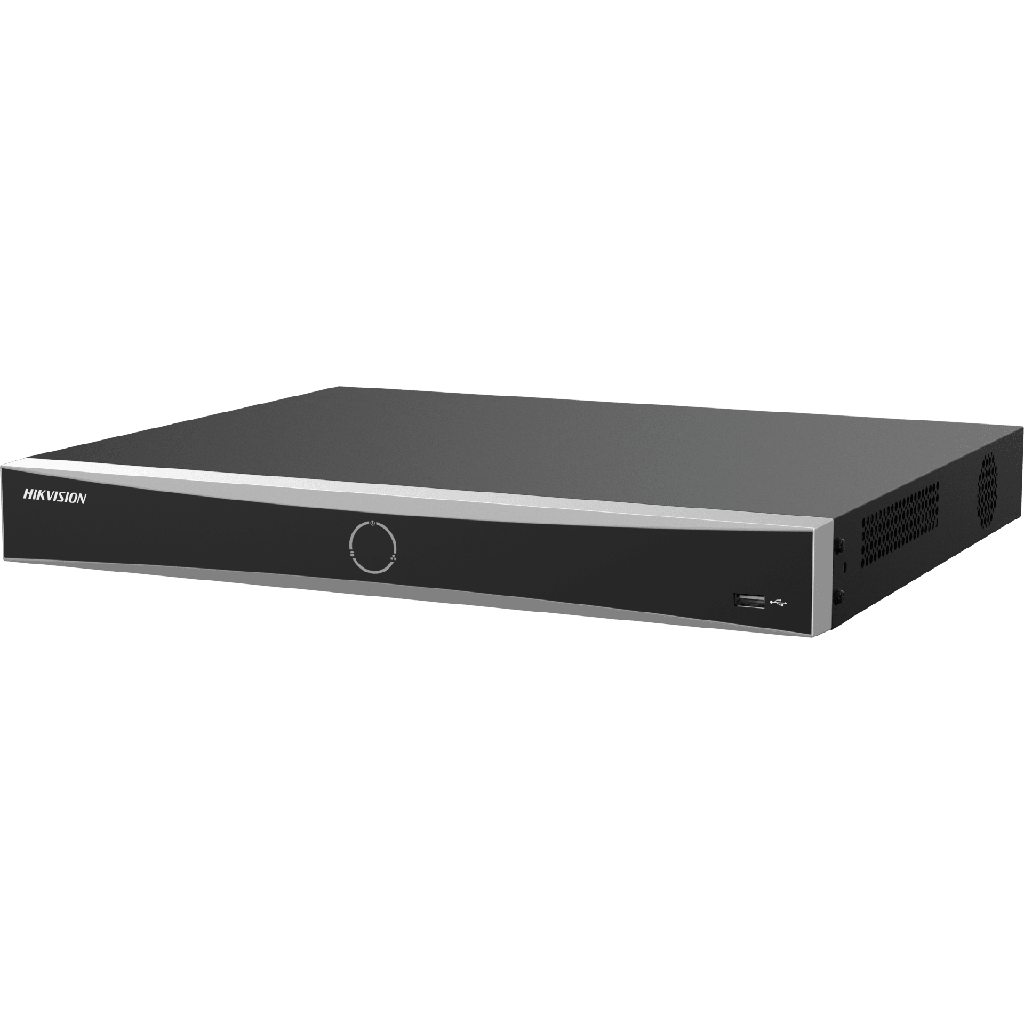 [DS-7632NXI-K2/16P(E)] DS-7632NXI-K2/16P(E) [AcuSearch] NVR 12 Megapixel (4K) / 32 canales IP / 16 Puertos PoE+ / Recocimiento Facial / AcuSense (Evita Falsas Alarmas) / 2 Bahías de Disco Duro / HDMI en 4K / Alarmas I/O / 300 Metros PoE Modo Extendido