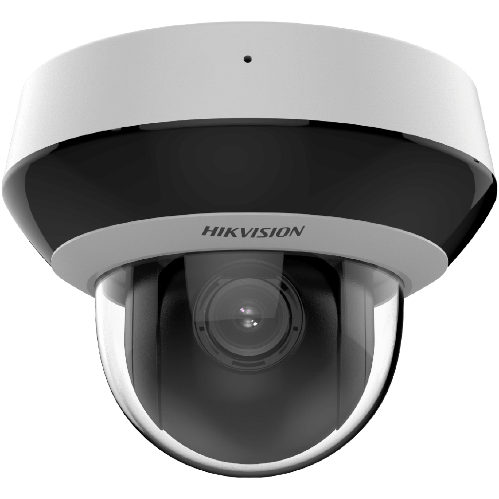 Mini Domo PTZ IP 2 Megapixel / 4X Zoom / H.265+ / 20 mts IR EXIR / WDR / PoE / IK10 / Exterior IP66 / Ultra Baja Iluminación / Micrófono Integrado / PoE / microSD