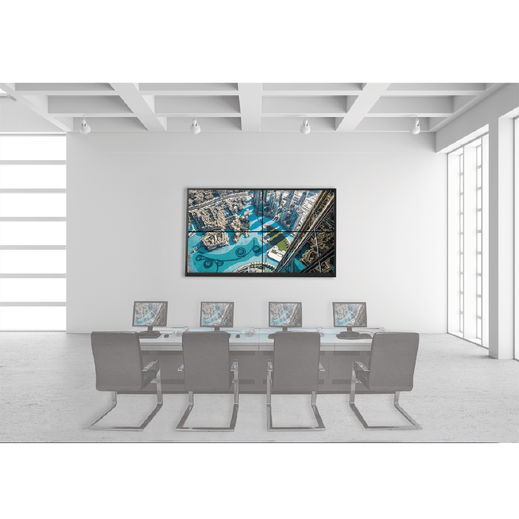 [DSVW2X20A55/WM] Kit Videowall 2X2 / Incluye 4 Pantallas de 55 / Decoder / Base de Pared / Accesorios de Instalación